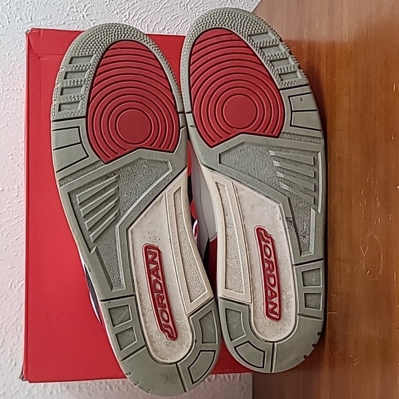 Air Jordan 3 Retro Fire Red Cement 2013 Mens Sneakers 136064-120 Size 14 - Picture 9 of 17